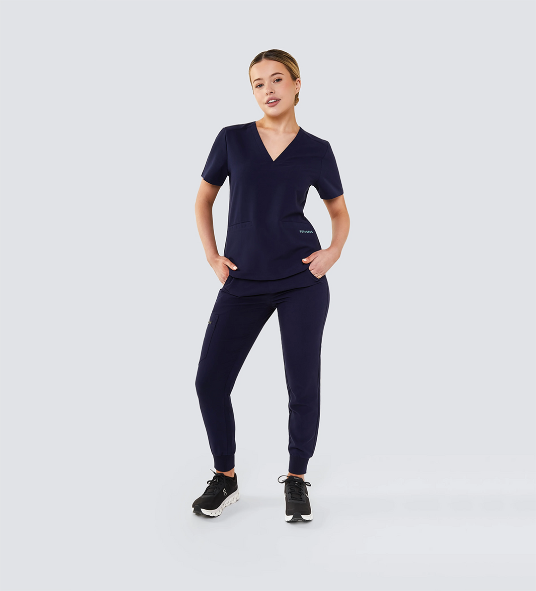 Midnight blue scrubs set